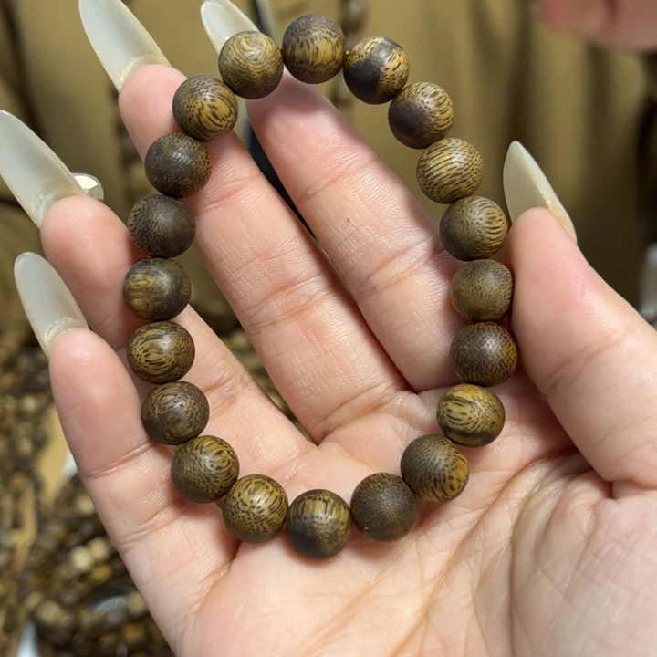 沉香手串1.0圆珠单圈多样性发1