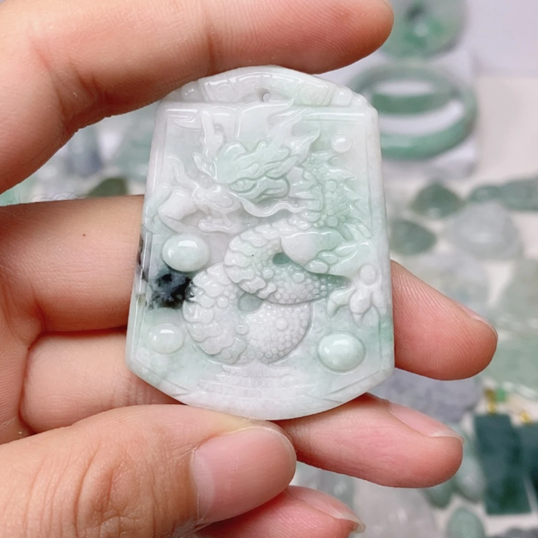 翡翠未镶嵌吊坠(不含链)翡翠