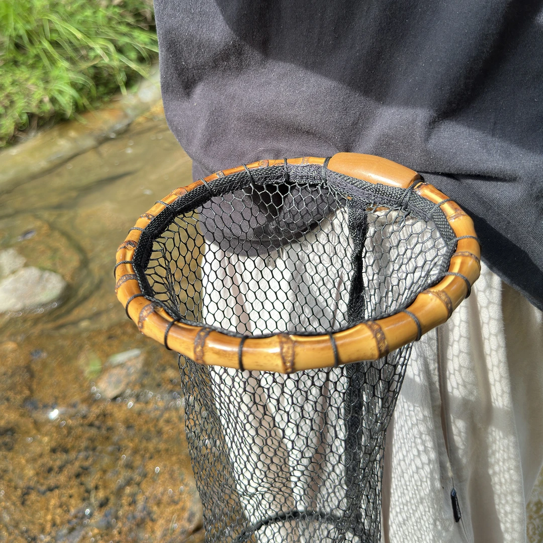 小鱼护野钓专用耐用便携式溪流路亚挂腰迷你小型微物轻便涂胶渔护