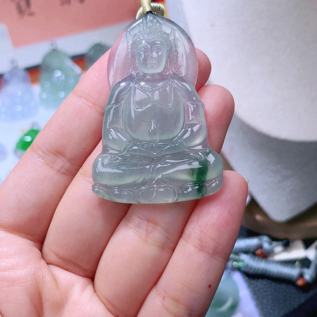 颈饰未镶嵌翡翠素衣