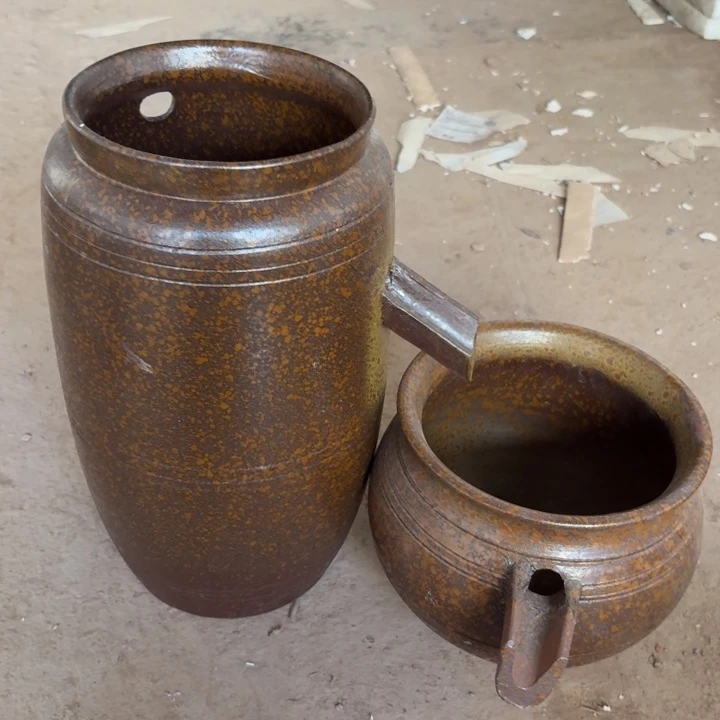 紫砂花盆口径16/32，18/16进水口2厘米