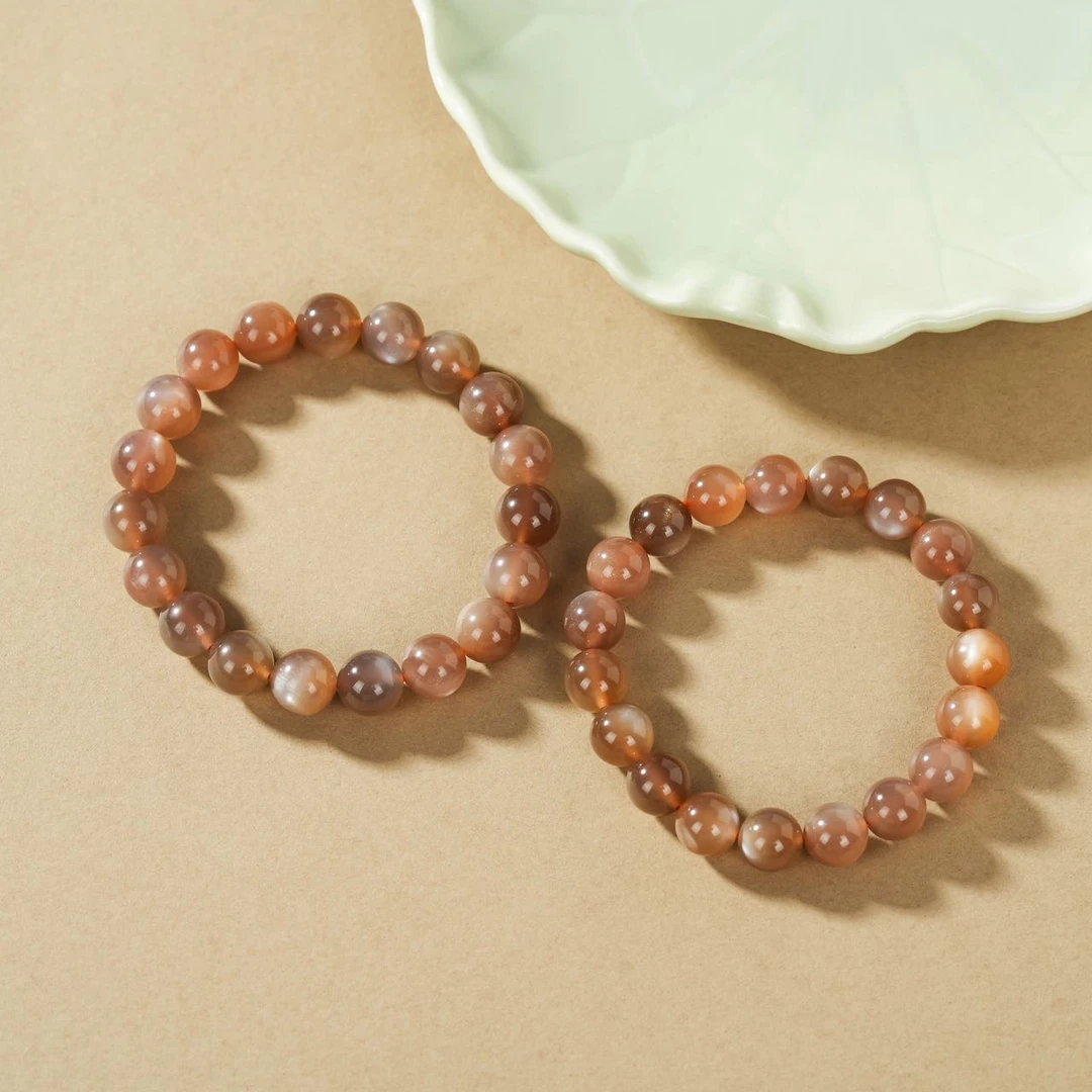 【云上叙】太阳石单圈手串-多样性发其一-约10mm-V73858-M（甄选）