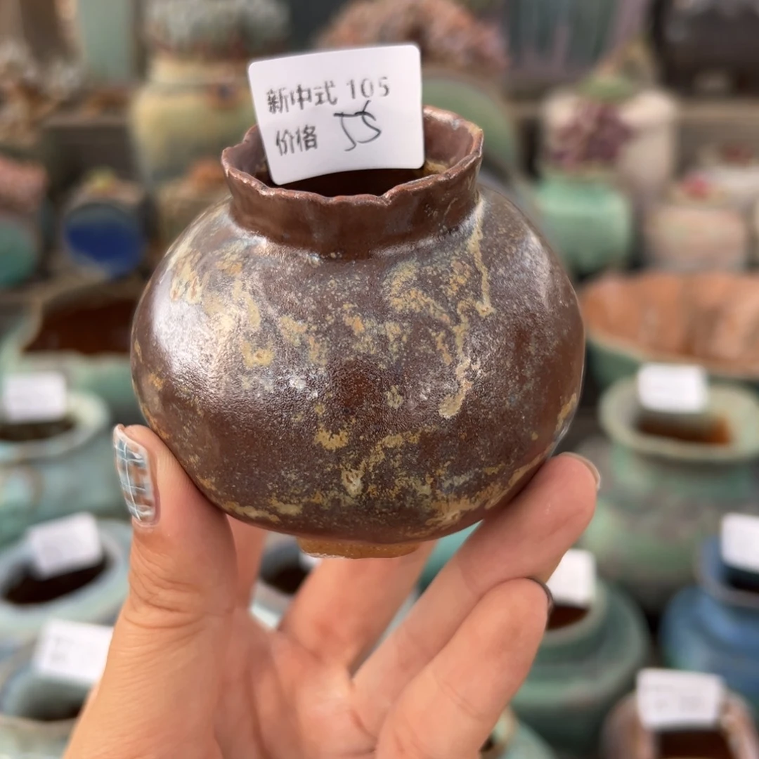 粗砂花盆灵****81987盆新中式105