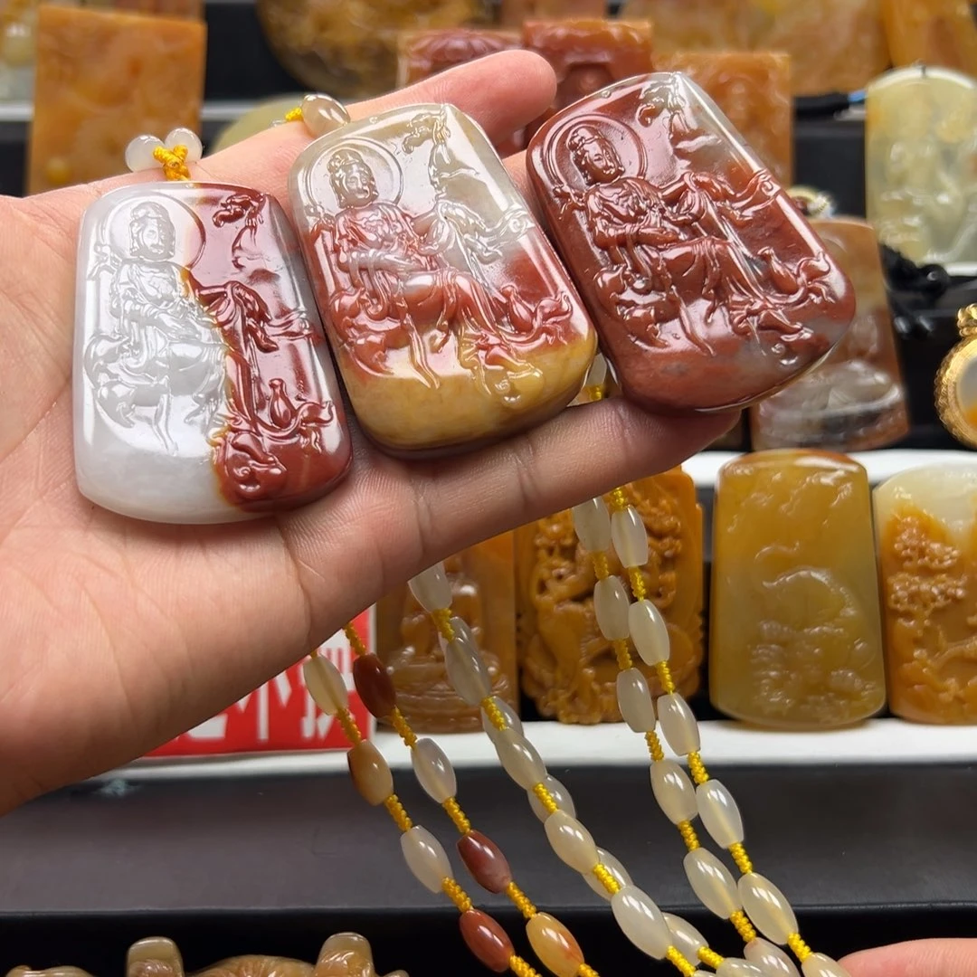 石英质玉（黄龙玉）未镶嵌多样性发货，发其一