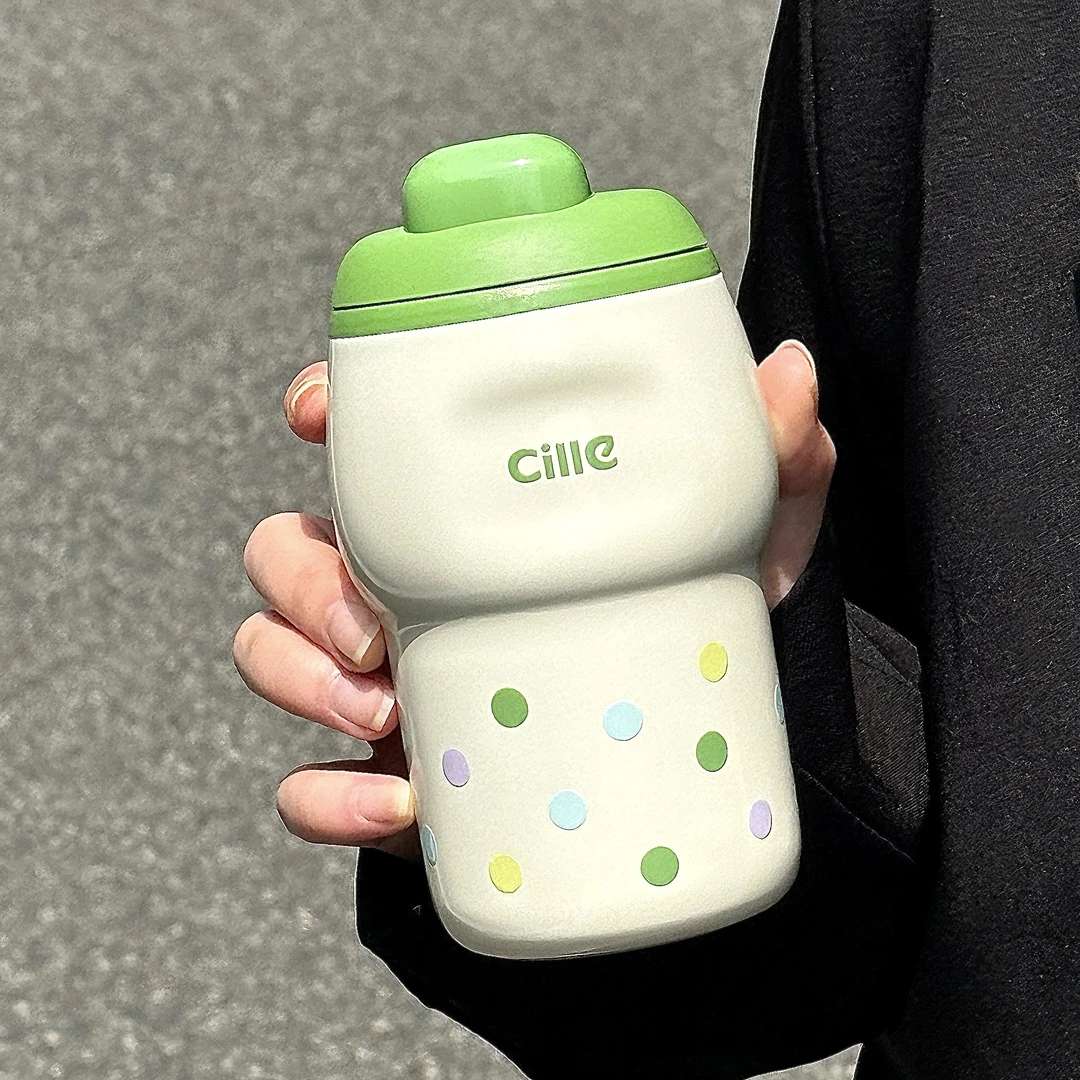 希乐保温杯女2025新款高颜值陶瓷内胆水杯办公室小巧直饮咖啡杯子