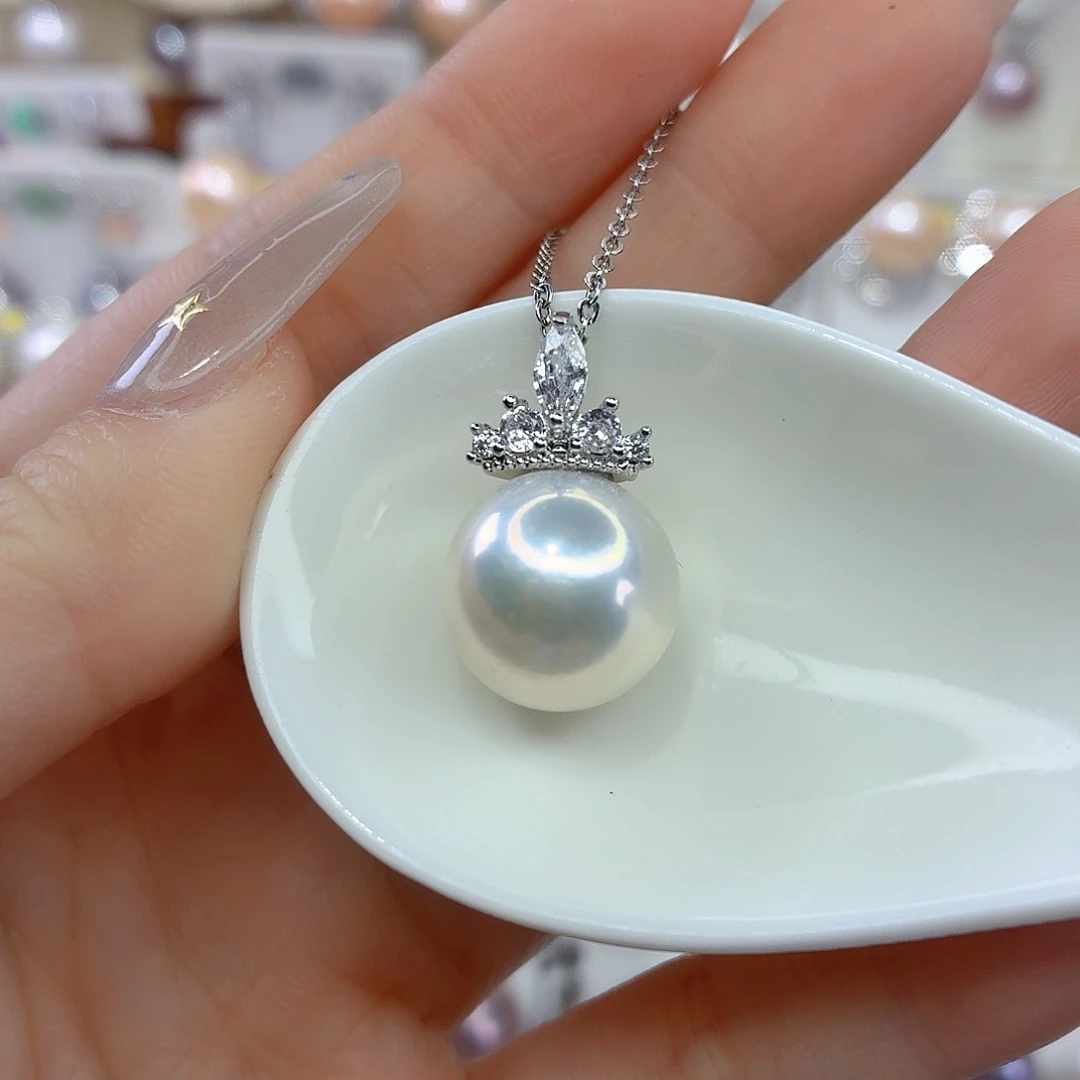 淡水珍珠颈饰合金