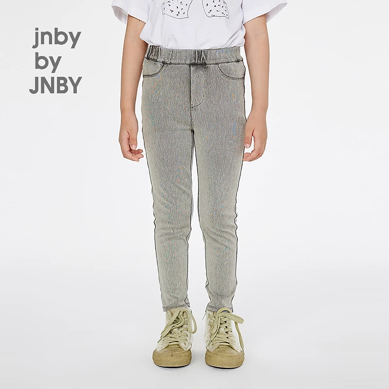 新款江南布衣童装修身中长款打底裤25春女童1P1E10120