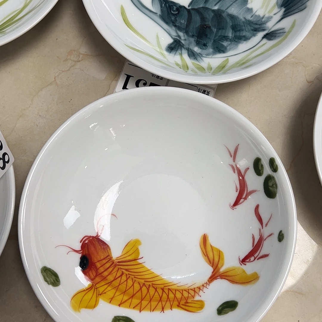 瓷片景德镇陶瓷手工手绘制作