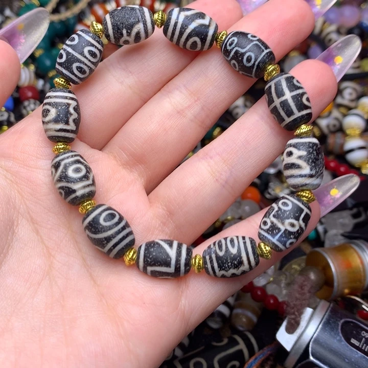 玛瑙/玉髓未镶嵌发一条