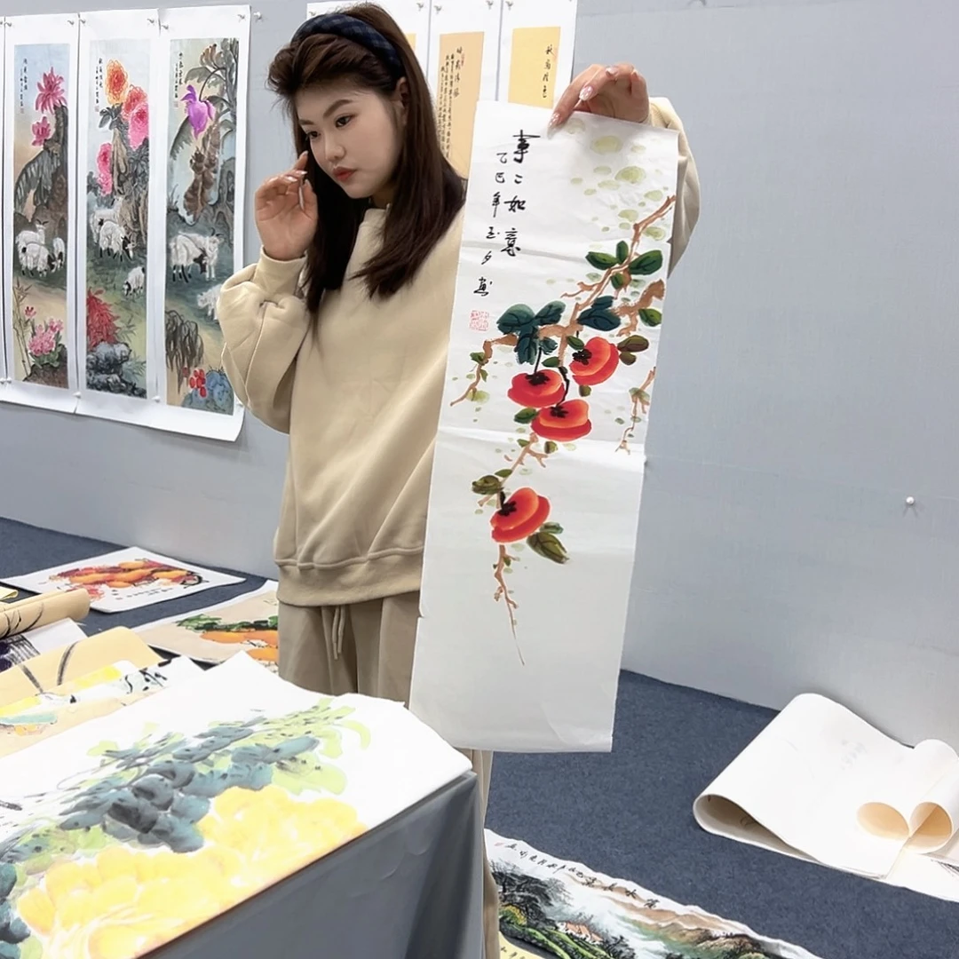 国画作品纯手绘制作品