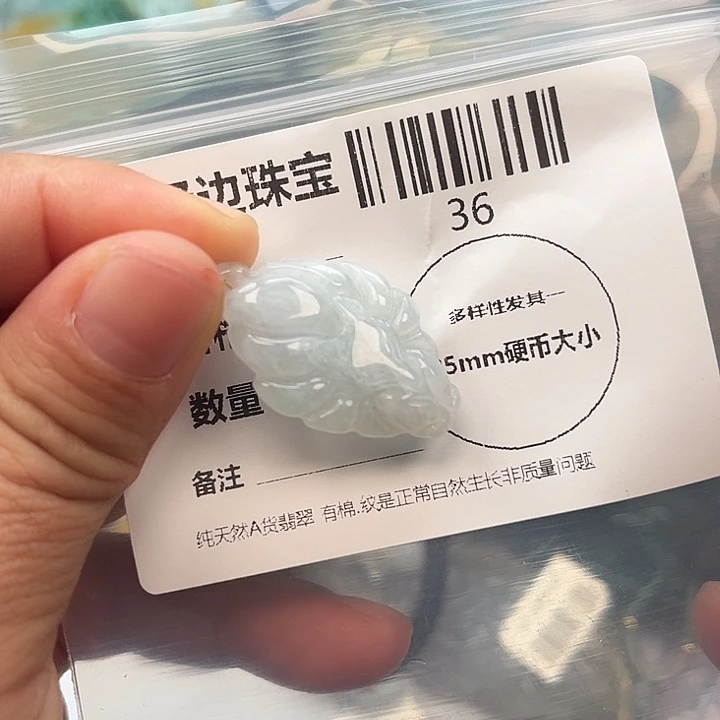 翡翠未镶嵌颈饰挂件