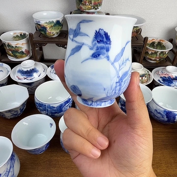 忠意堂釉下彩单翠