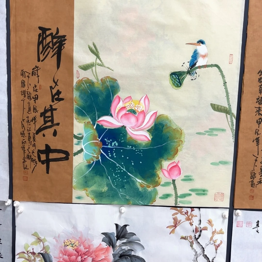 国画纯手绘名师作品
