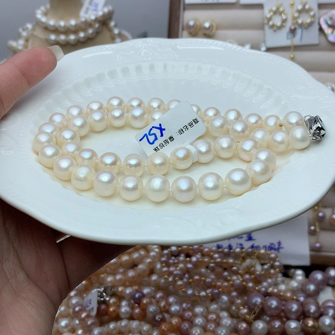 淡水珍珠8-9未镶嵌n16项链