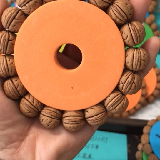 ****皇桃核手串野生小核桃70米