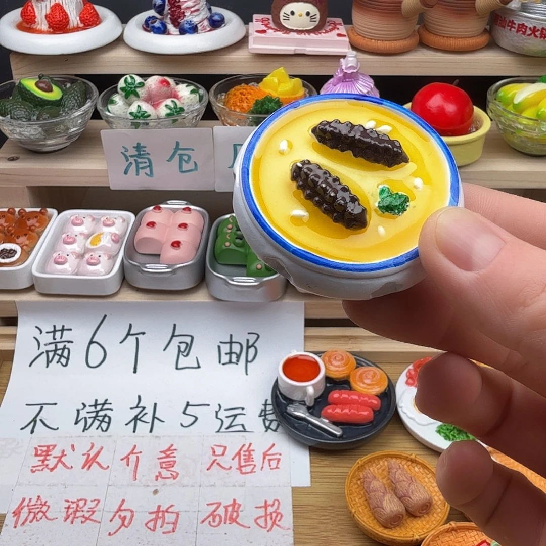合成树脂食玩冰箱贴 凭开箱视频售后