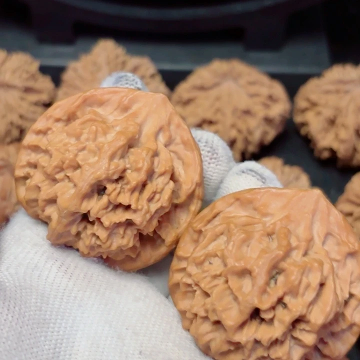 赤***龙文玩核桃吊坠秦岭灯笼22