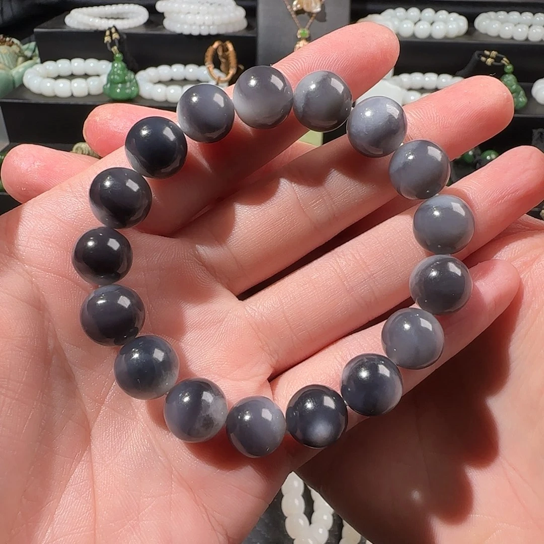 和田玉未镶嵌手链卡12