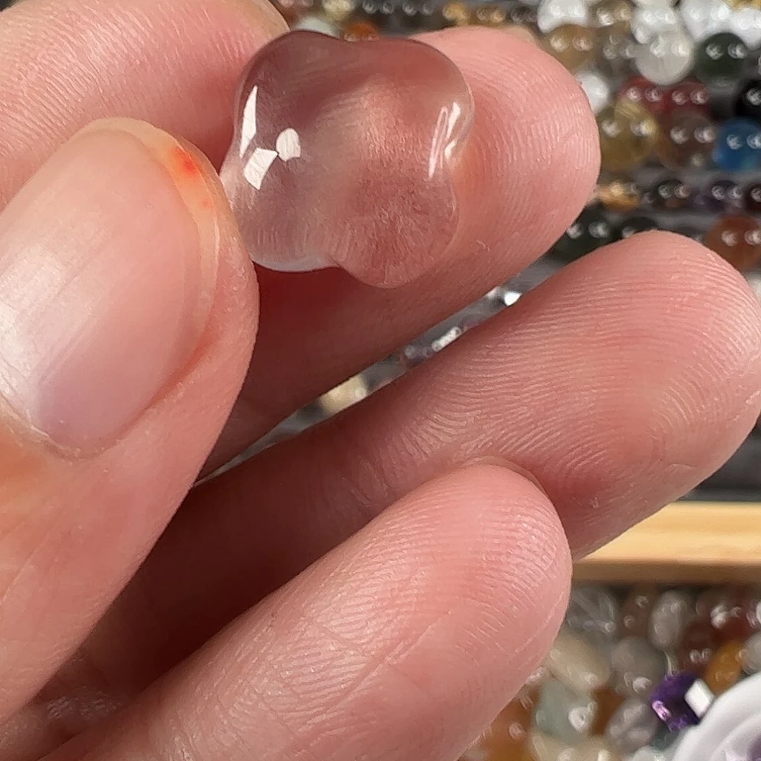 水晶手链银S925镶嵌钱****多兔毛水晶