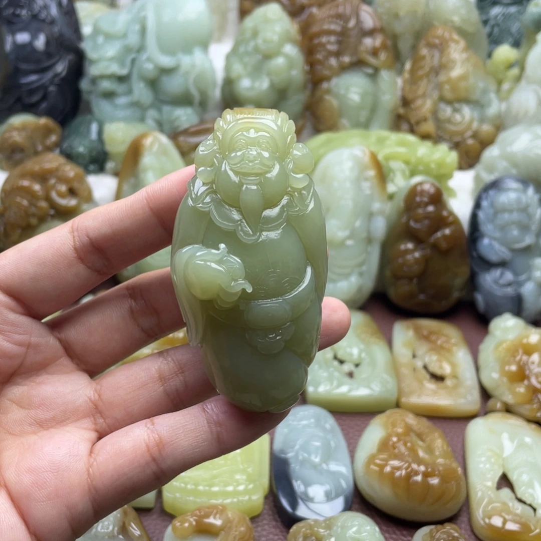 波***波颈饰未镶嵌和田玉