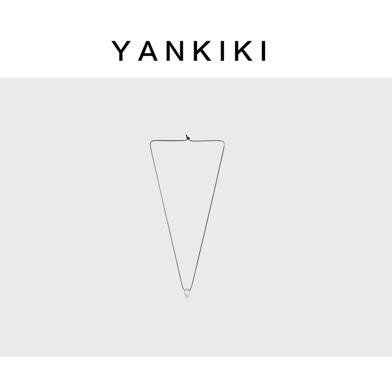 非金属玻璃吊坠 小银蛋挂坠 YANKIKI 2025夏季新品NEW