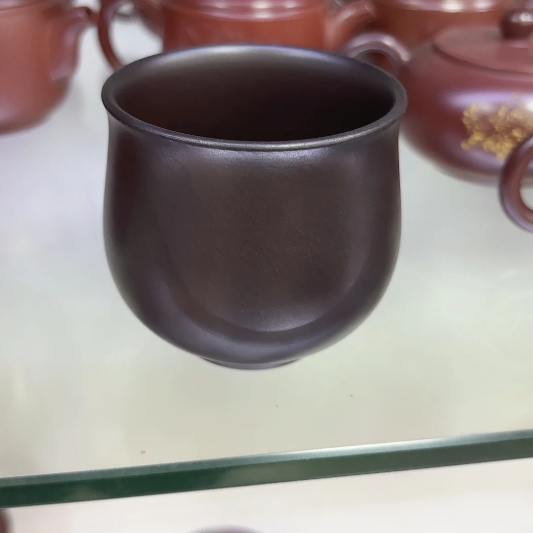 钦州坭兴陶黑陶主人杯