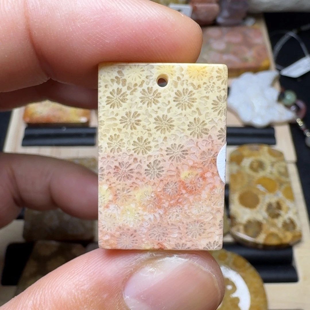 未镶嵌纯天然色有机玉石保真色硅化玉