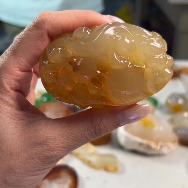 玛瑙/玉髓吊坠(不含链)未镶嵌