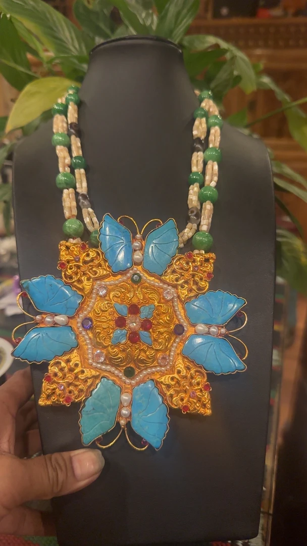 藏族服装配饰纯手工口乌