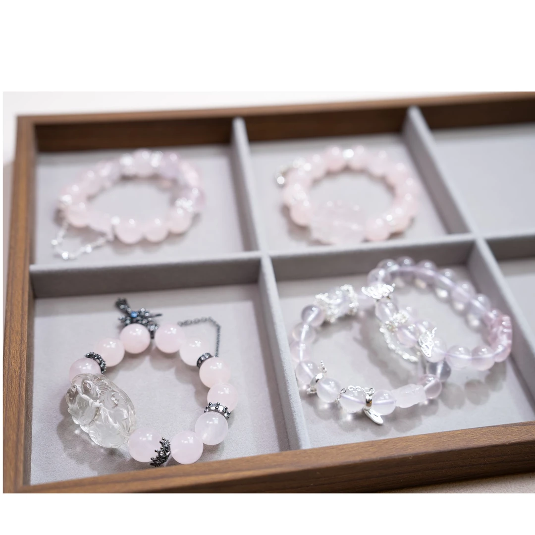 合成金属手链 原创设计水晶手串