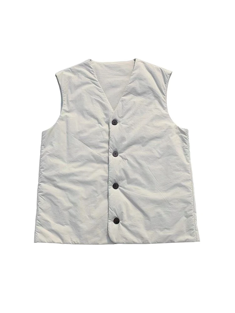 福利款NO退NO换 日系ST男女款V领长坡哦，轻薄款同款背心长绒棉