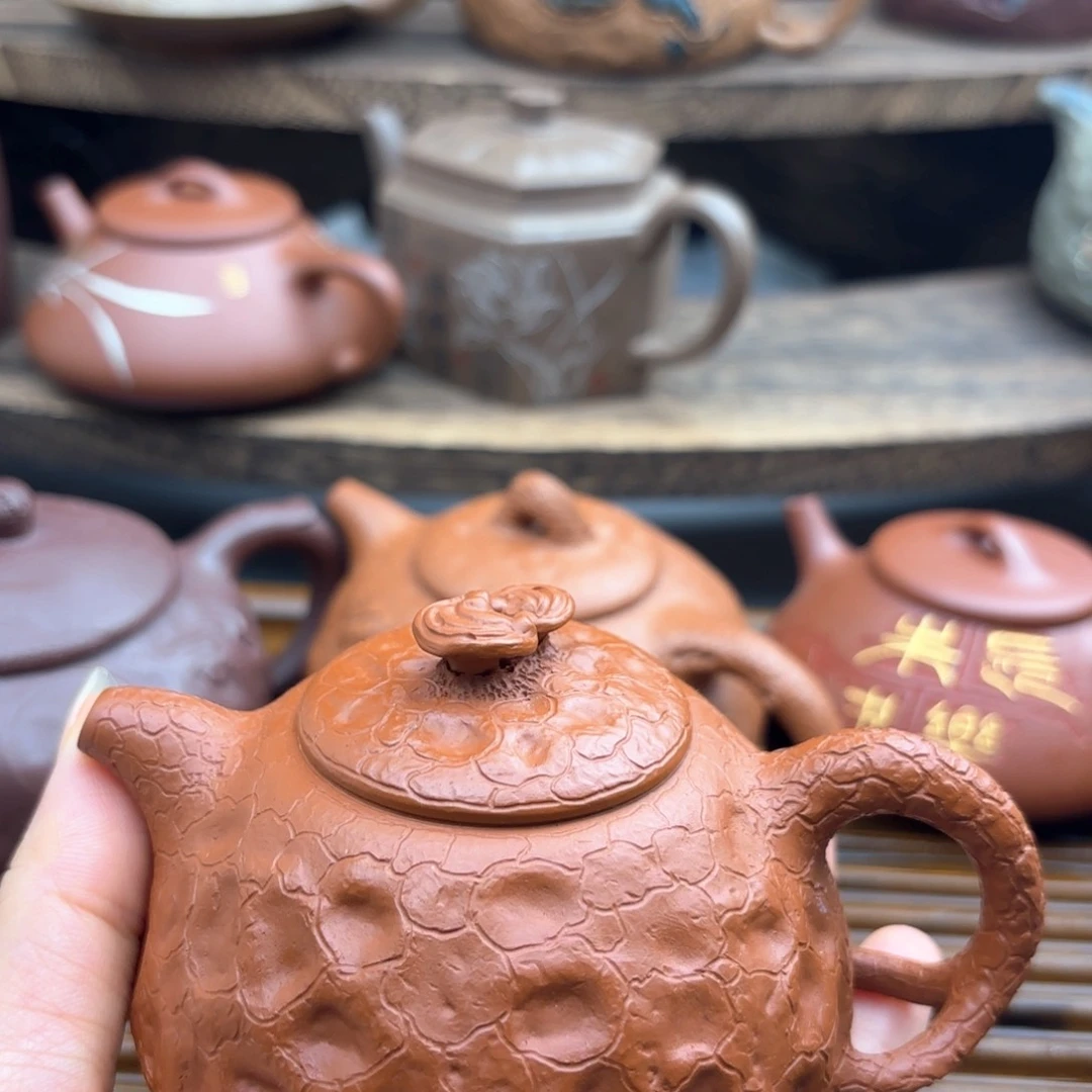 茶壶紫砂冬*哥朱泥供春180c c