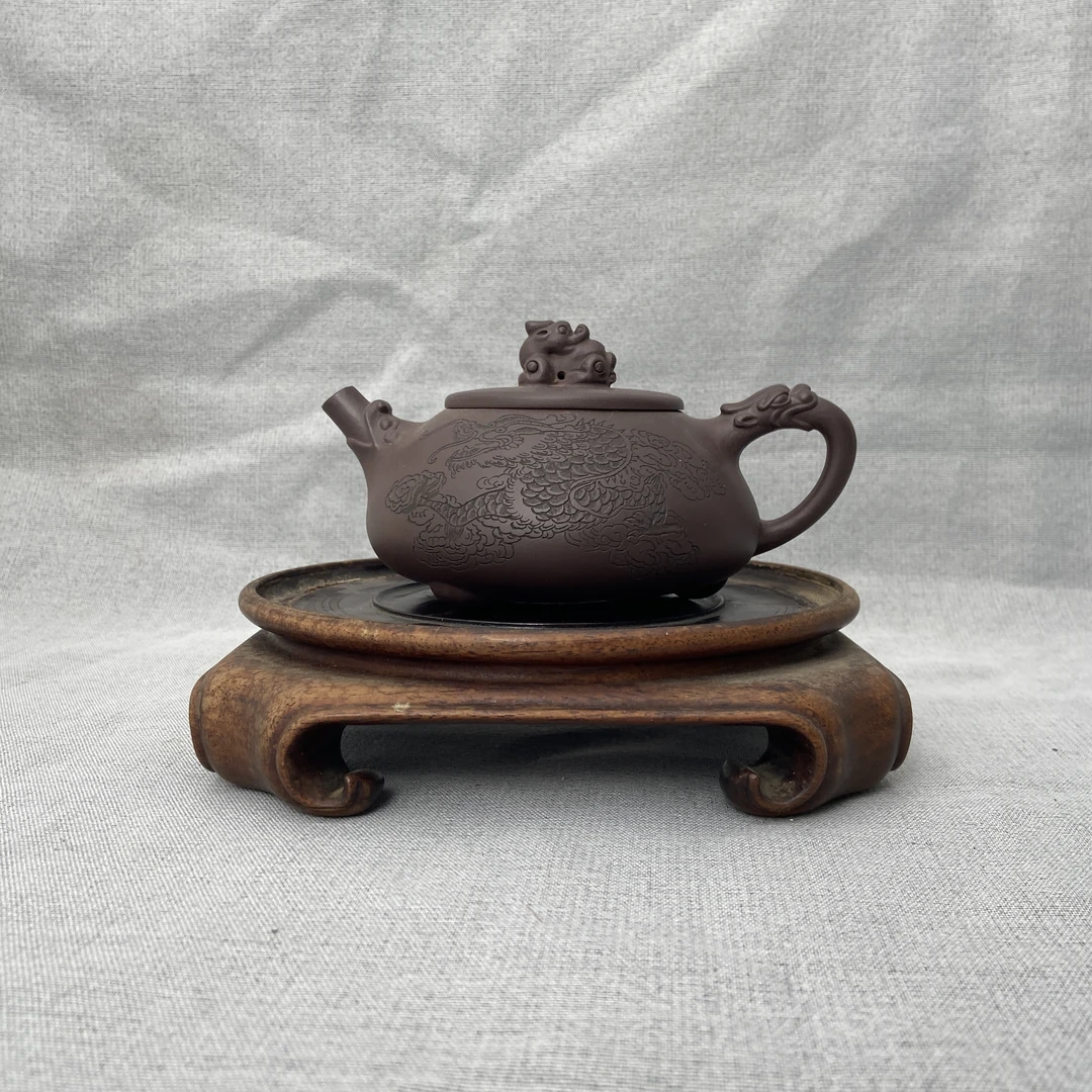 宜兴手工紫砂陶 茶壶GS3493-28