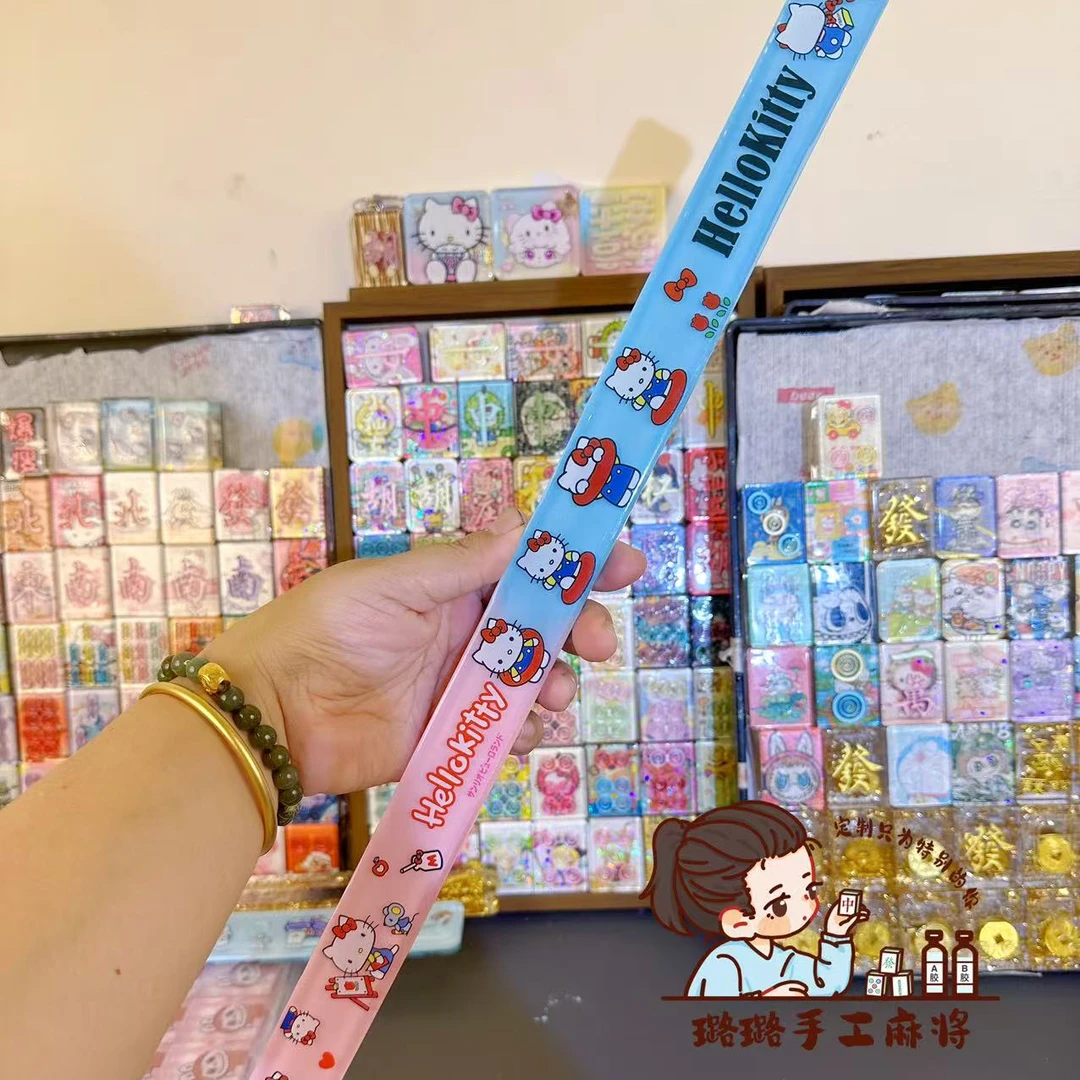 特价牌尺 大蕾子潮玩单面款滴胶手工牌尺 HelloKitty款