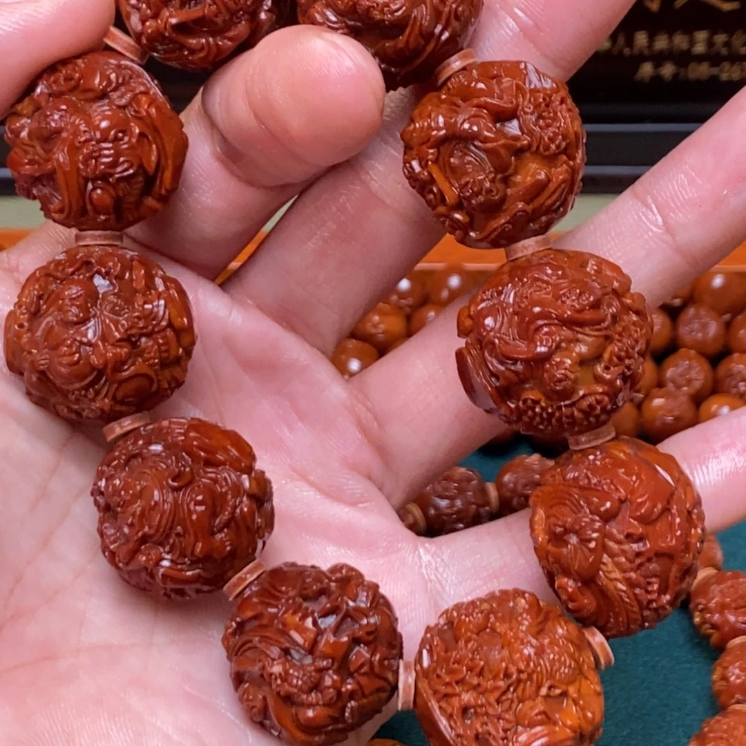 橄榄核吊坠Dhd通景罗汉