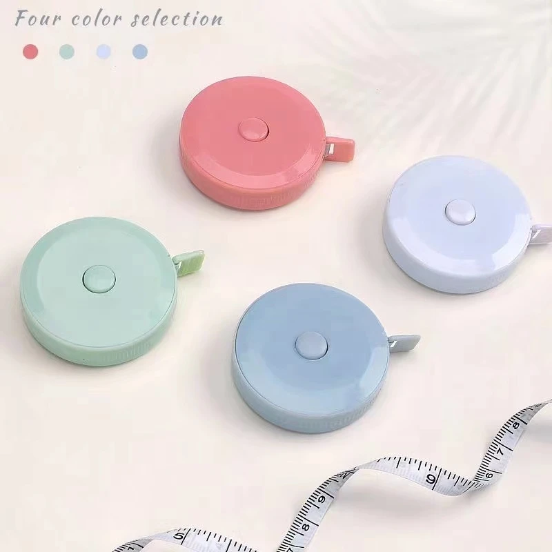 高档粉色小卷优质收缩皮尺高档收缩皮尺手工diy量尺