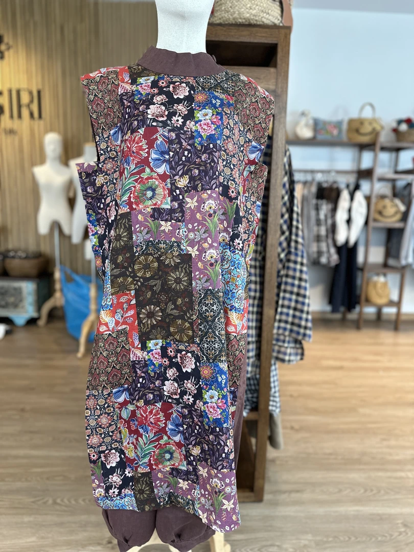 TAYA泰国手工棉麻长衣连衣裙休闲