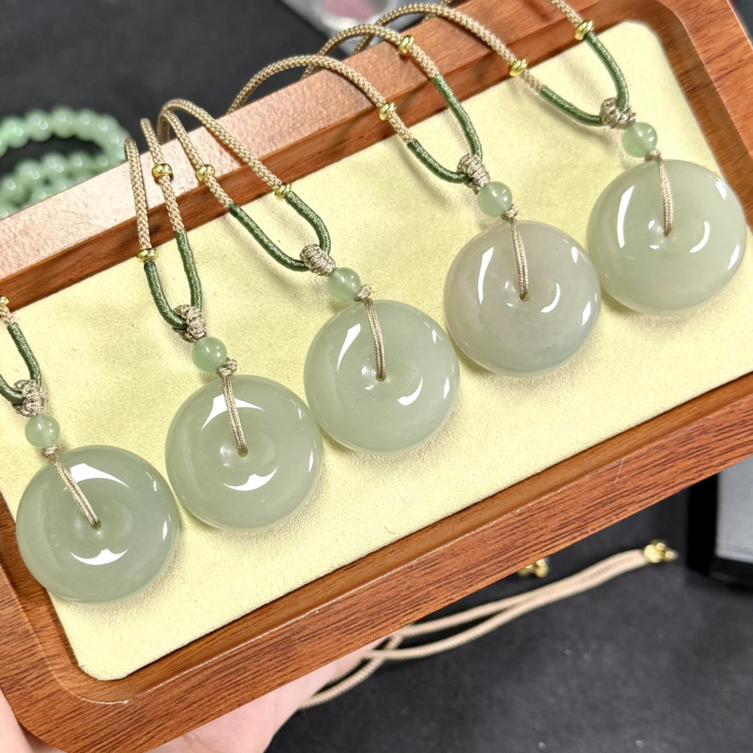 「锦钰堂」30mm天然东陵玉平安扣～直播间选款
