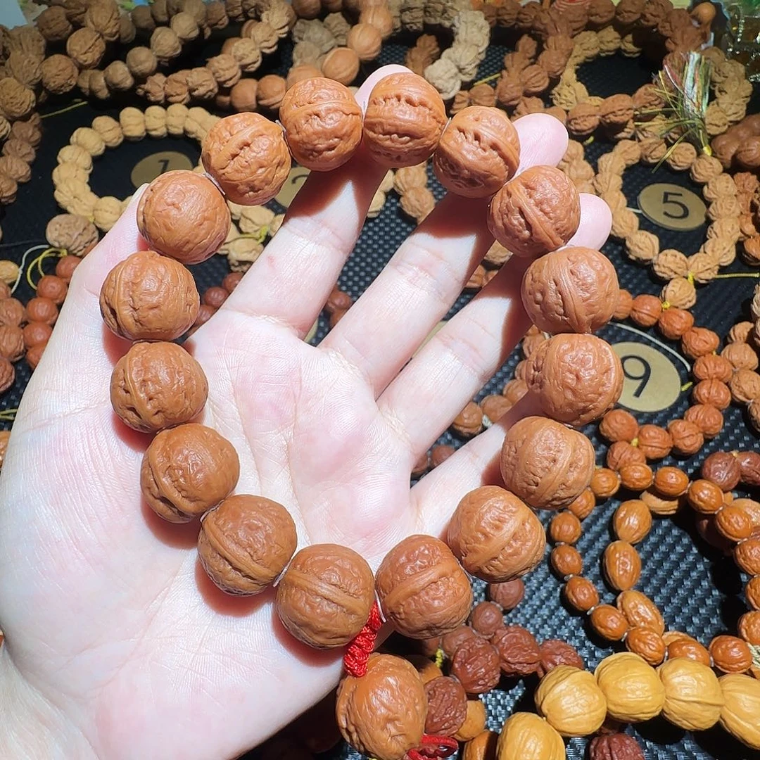 木质类文玩核桃吊坠磨盘小光头