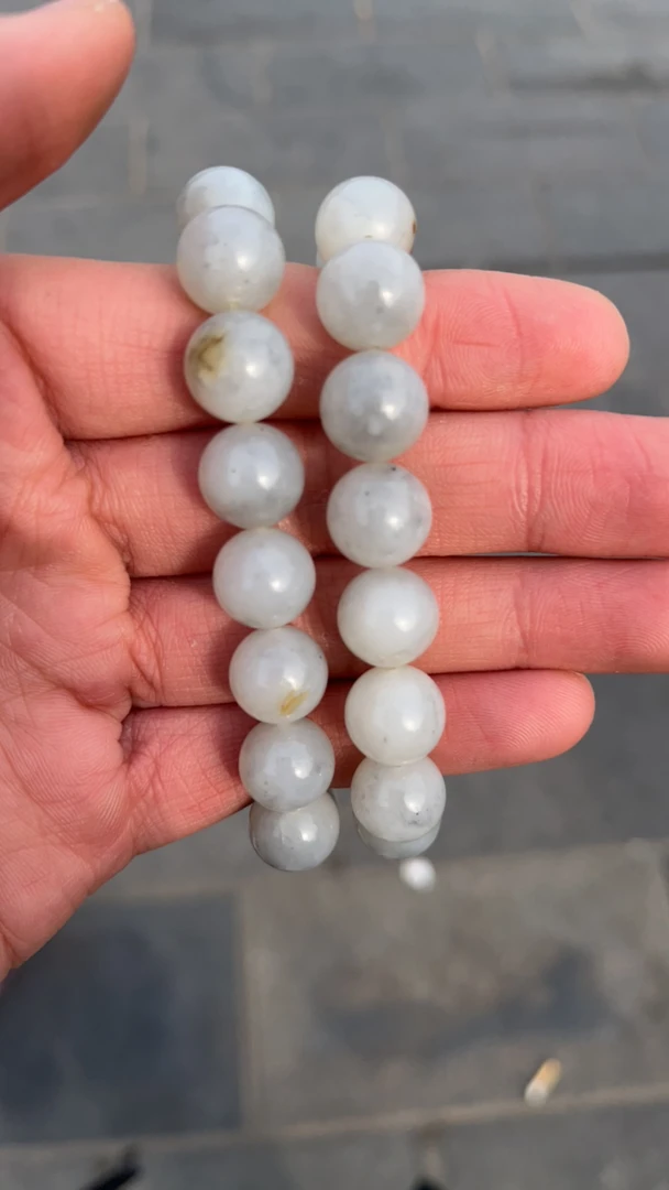 和田玉青花手串多样性发其一 000