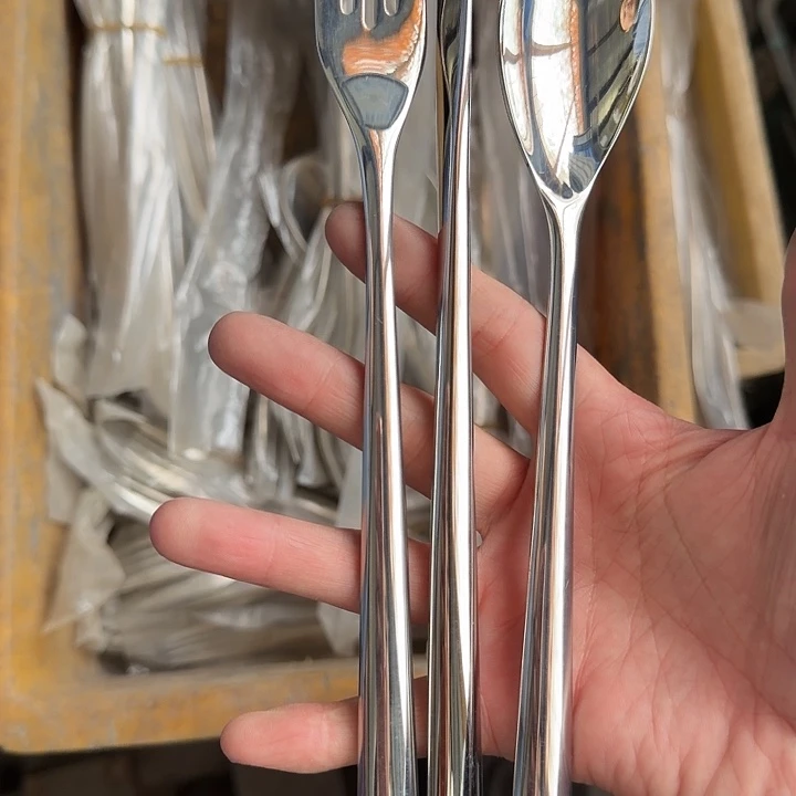 18-10不锈钢长叉勺刀福腾宝三件