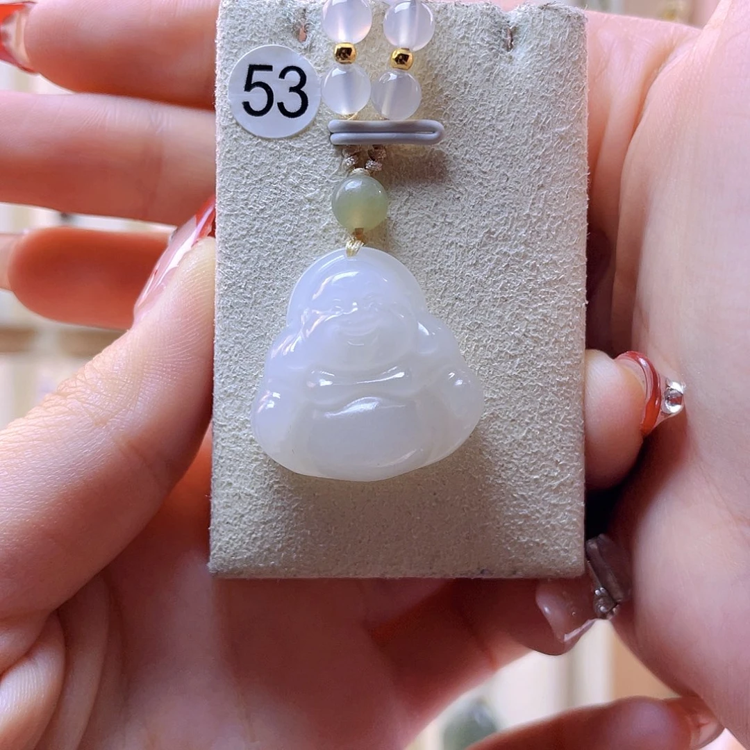 和田玉吊坠(赠链)未镶嵌若**学