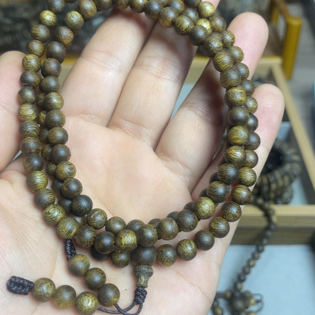 沉香碎屑沉香奇楠沉香多圈6毫米花香