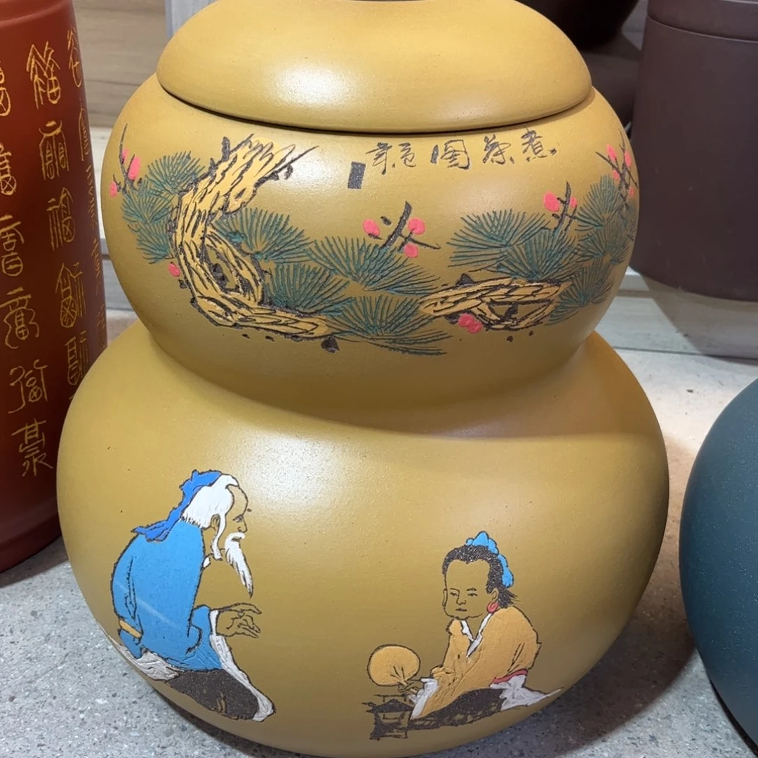紫砂茶叶罐18 饼茶叶罐