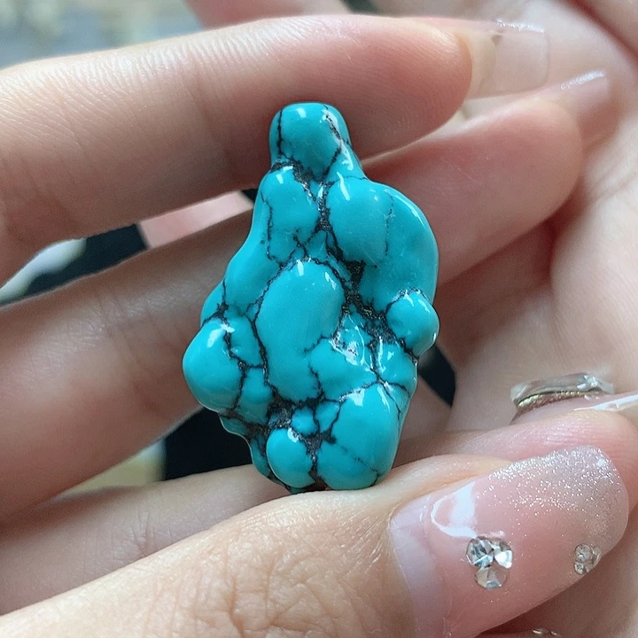 绿松石珠宝奇石未镶嵌