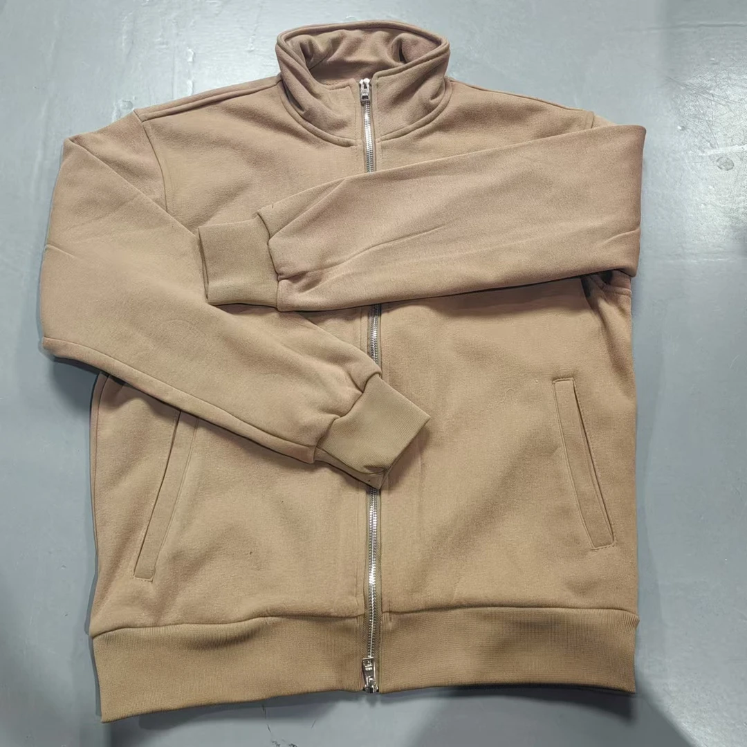 【南油玲姐】卡其色男女同款加绒新款外套84886