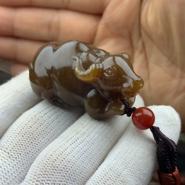 岫岩河磨玉（透闪石质玉）未镶嵌挂件