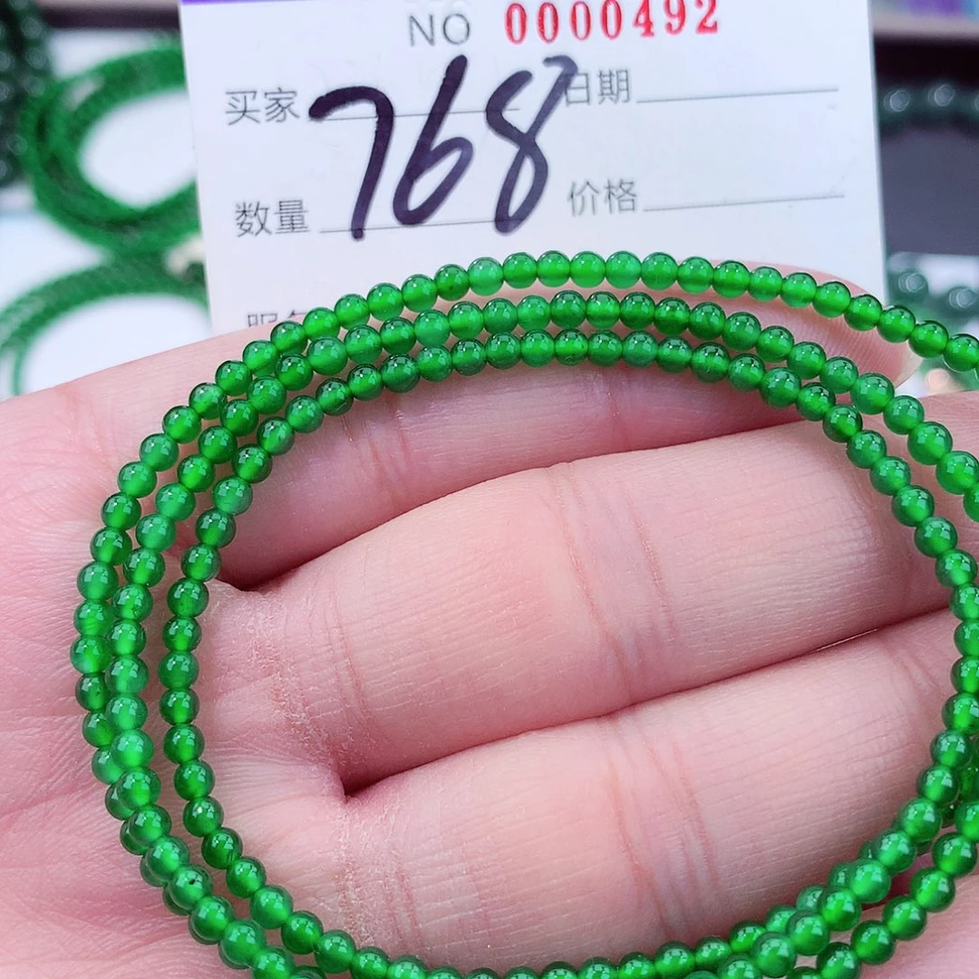 翡翠手链未镶嵌天然翡翠手链未镶嵌