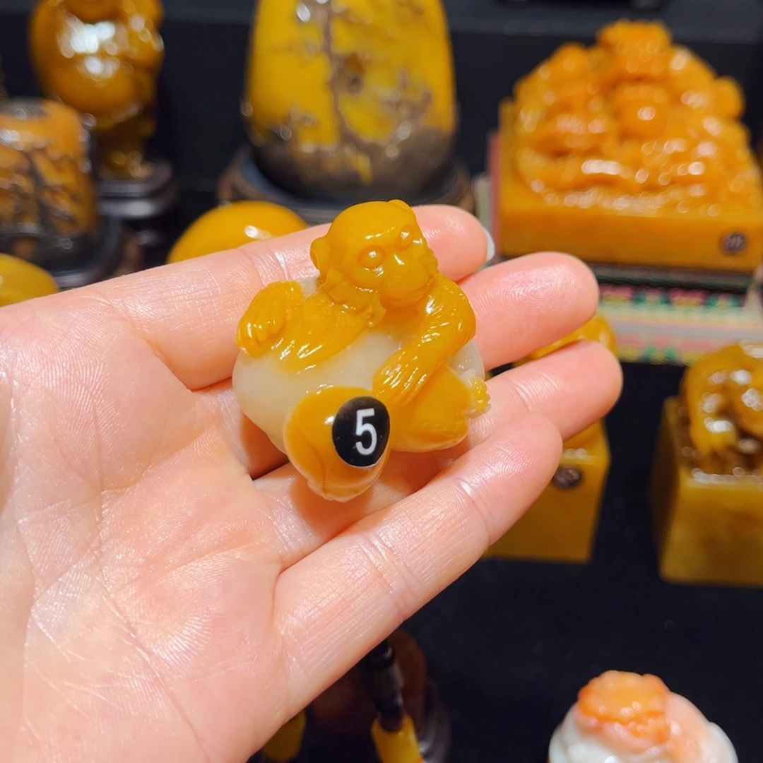 田黄石渤**人石雕石雕石雕