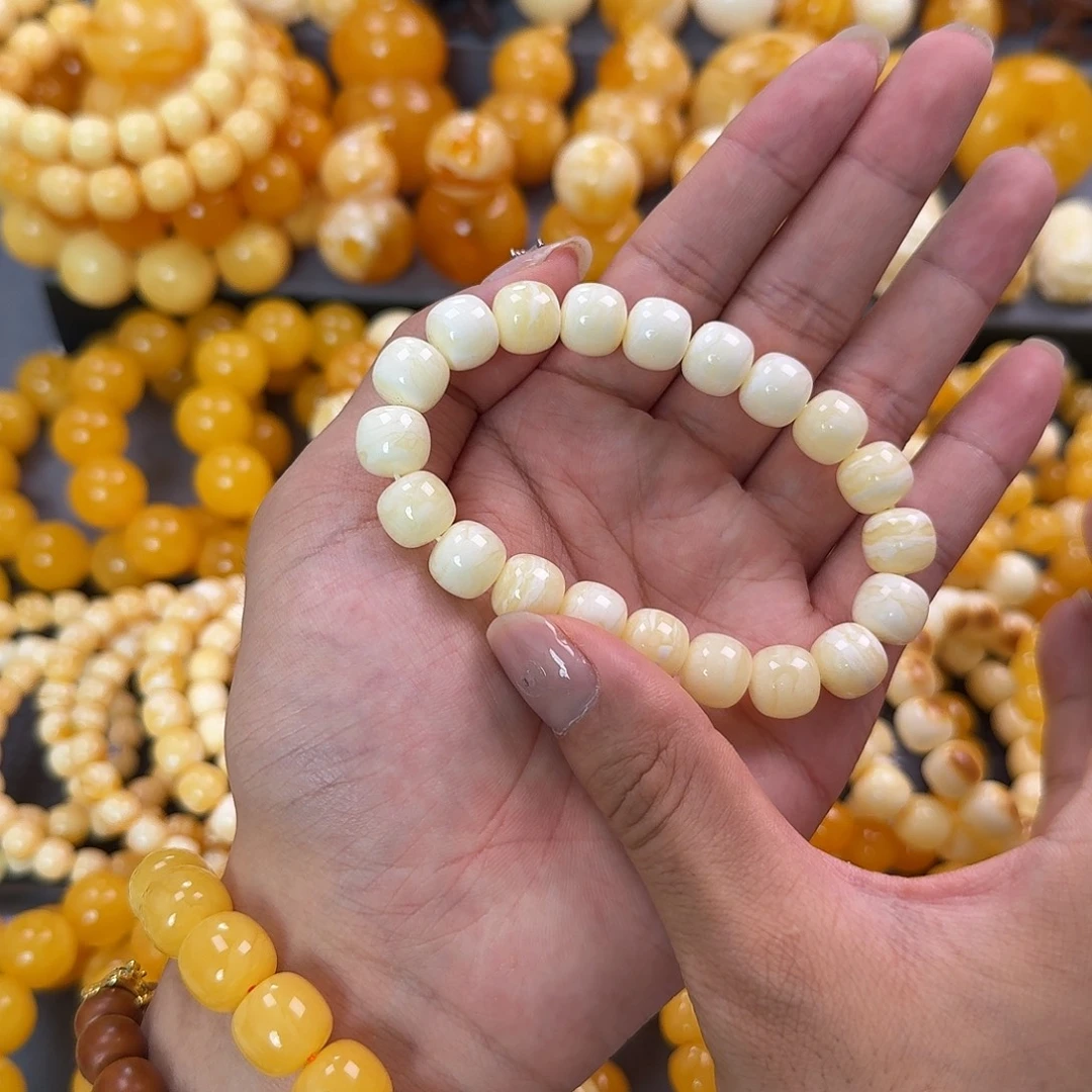 蜜蜡未镶嵌珠宝奇石同料11mm